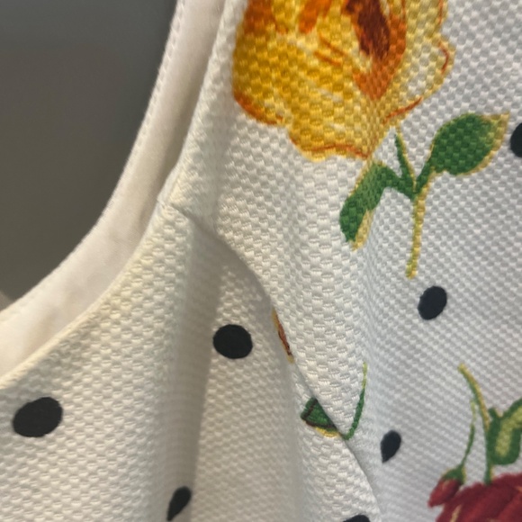 Vintage Algo Floral and Polka dot Summer dress - Picture 7 of 11